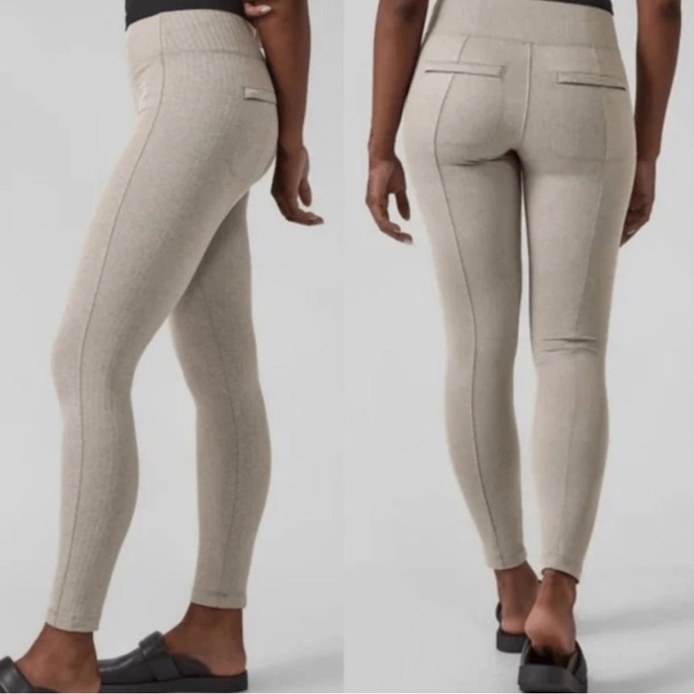Athleta Delancey Beige Leggings